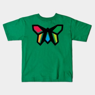 Rainbow Anigami Butterfly Kids T-Shirt